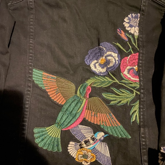 Embroidered Jean jacket - Picture 2 of 2